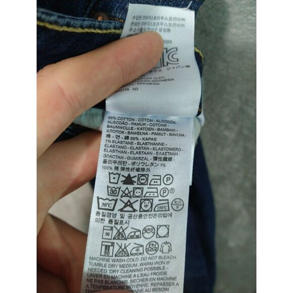 Levis Jeans Womens 30x32 Blue Denim Slight Curve Bootcut Skinny Modern Rise - Picture 11 of 13